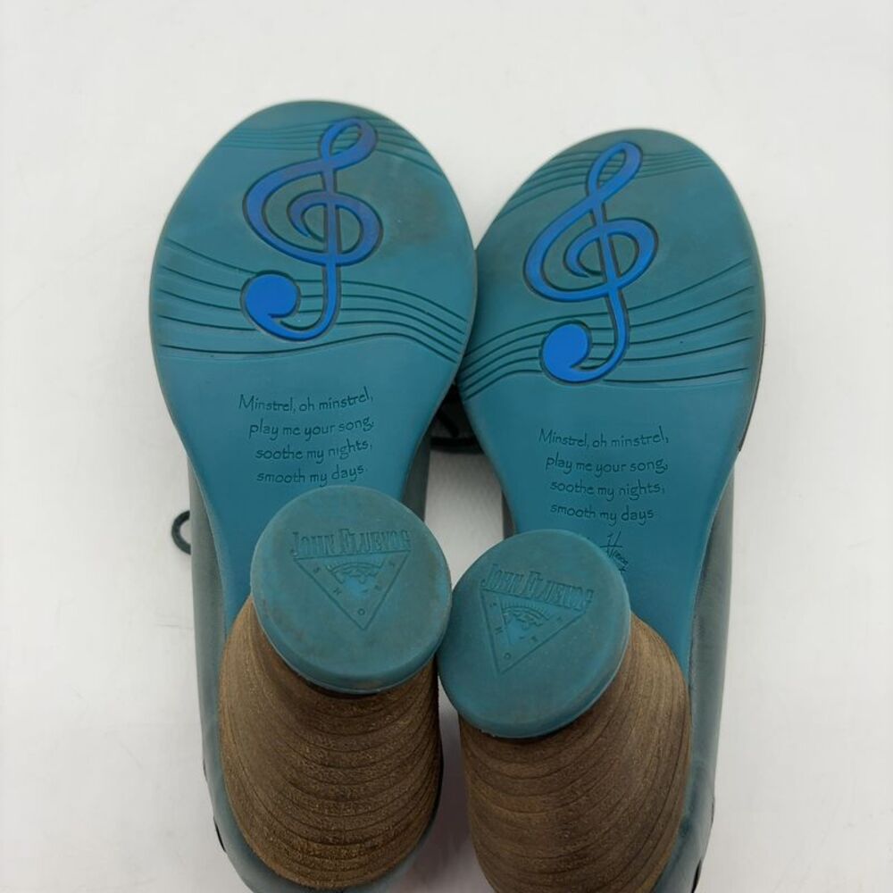John Fluevog Lace-upruched Toe Leather Heel - Picture 8 of 8